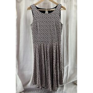 LOFT Black‎ Floral Shirt Dress, Size S